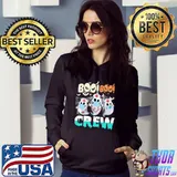 Boo Boo Crew Nurse Halloween Ghost Mask Costume T-Shirt Hoodie