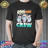 Boo Boo Crew Nurse Halloween Ghost Mask Costume T-Shirt