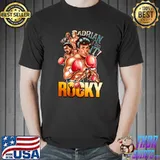 Boxer Rocky Balboa Adrian I Did It Legend Sylvester Stallone Black Classic T-Shirt