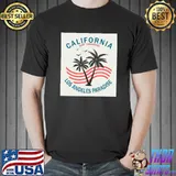 California Surf Adventure Los Angeles Paradise Trees T-Shirt