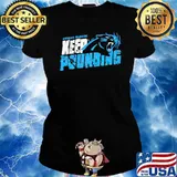 Carolina Panthers Keep Pounding Shirt Ladies tee