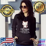 Cation The Custest Ion Science Pawsitive Pun Chemistry T-Shirt Hoodie