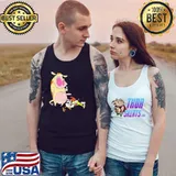 Chicken carries cow cow and chicken cartoon classic s Tank Top