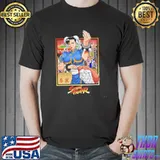 Chun lI street fighter character art shirt