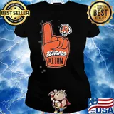 Cincinnati Bengals Infant Hand-Off 2022 Shirt Ladies tee