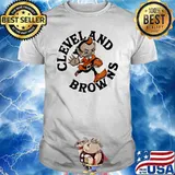 Cleveland Browns brownie stiff arm shirt