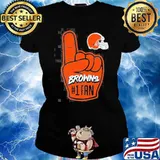 Cleveland Browns Infant Hand Off 2022 Shirt Ladies tee