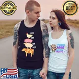 Cluck oink baa moo animal farm farmer cow pig and chicken s Tank Top