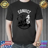 Convict 45 Skull Alien Stars T-Shirt