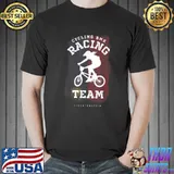 Cycling Racing Bmx Team Womens Bike Liechtenstein Flag Biking T-Shirt