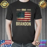 Dark Brandon America Political Usa Flag T-Shirt