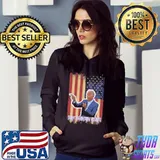 Dark brandon rising Joe Biden us flag s Hoodie