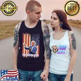Dark brandon rising Joe Biden us flag s Tank Top