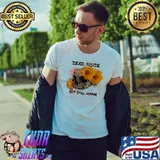 Dead Inside But Still Horny Skull Flower T-Shirt