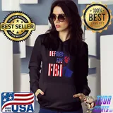 Defund The Fbi Pro Trump 2024 Anti Biden American Flag T-Shirt Hoodie