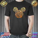 Disney halloween mickey mouse halloween ghosts and pumpkins gradient classic shirt