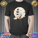 Disney halloween minnie mouse flying witch costume halloween classic shirt