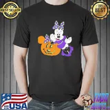 Disney halloween minnie mouse pumpkin halloween classic shirt