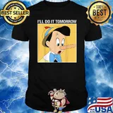Disney Pinocchio I'll Do It Tomorrow T-Shirt