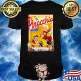 Disney Pinocchio Vintage Storybook Poster T-Shirt