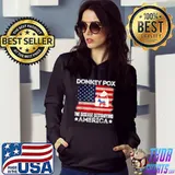 Donkey Pox The Disease Destroying America Anti Biden Stars Usa Flag T-Shirt Hoodie