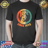 Dope black african american queen born in 1972 retro T-Shirt