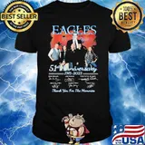 Eagles 51st Anniversary 1971 2022 Don Henley Signatures Thank You For The Memories Shirt