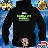 Emerald city Football NFL Seattle Seahawks Shirt Hoodie