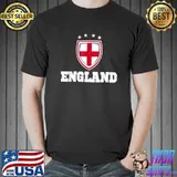 England Soccer Fans Jersey English Flag Football Lovers T-Shirt