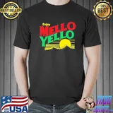 Enjoy mello yello logo cole trickle 51 mens black classic shirt