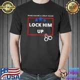 FbI raids trump's mansion lock him up antI Trump political Trump for prison classic shirt