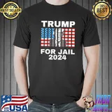FbI searches Florida Trump home Trump for jail 2024 antiTrump us flag shirt