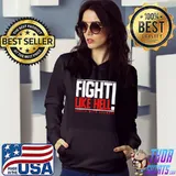 Fight Like Hell Louder With Crowder T-Shirt Hoodie