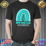Fight ovarian cancer awareness teal ribbon products classic shirt