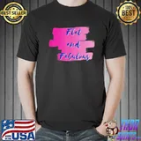 Flat and fabulous crafts crush cancer classic shirt