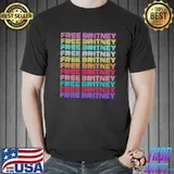 Free britney griner retro rainbow vintage classic shirt