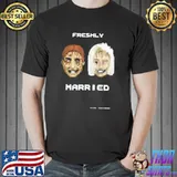 Freshly married horror pixel art classic shirt