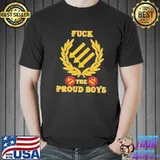 Fuck the proud boys sport shirt