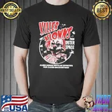 Funny alien bozos killer klowns funny outer space retro style halloween spooky night shirt