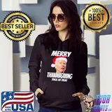 Funny thanksgiving funny Joe Biden merry thanksgiving trick or treat s Hoodie
