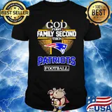 God first family second the Patriots football shirt