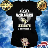 God first family second then Knights football s Ladies tee