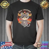 Hail Lucipurr Baphomet Cat T-Shirt