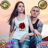 Halloween Cat What Black Cat With Knife Costume Blood Moon T-Shirt Tank Top