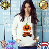 Halloween Party Night Happy Halloween Pimpkin Treat Or Trick T-Shirt Hoodie