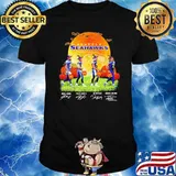 Halloween Seattle Seahawks signatures Abbey Road shirt