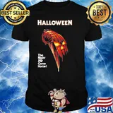 Halloween The night he came home horror movie pumpkin shirt