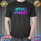 Halloween Trick Or Treat Stay Spooky Scary Ghost Pumpkin T-Shirt