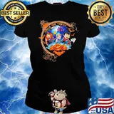 Halloween Trick or Treat Treat Me Pumpkins Shirt Ladies tee