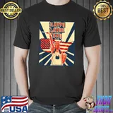 Happy Labor Day Statue Of Liberty Usa Map T-Shirt